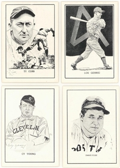 1950 W576 Callahan Hall of Fame Complete Boxed Set (62) Plus 1952 Variations (2)